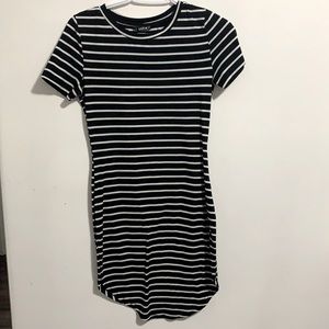 SHEIN stripped tight tshirt dress